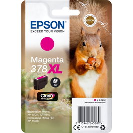 Epson Cartouche d'encre Claria Photo HD 378 XL Magenta C13T37934010