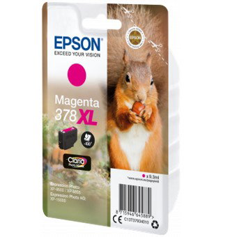 Epson C13T37934010 Cartouche d'encre Singlepack Magenta 378XL Claria Photo HD Epson C13T37934010 Cartouche d'encre Singlepack Magenta 378XL Claria Photo HD
