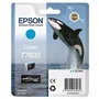 Epson C13T76024010 Cartouche d'encre T7602 Cyan Orque Grande Capacité 25,9 ml - Compatible SC-P600