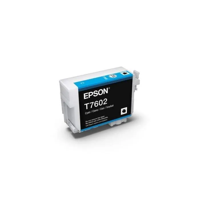 Epson C13T76024010 Cartouche d'encre T7602 Cyan Orque Grande Capacité 25,9 ml - Compatible SC-P600 Epson C13T76024010 Cartouche d'encre T7602 Cyan Orque Grande Capacité 25,9 ml - Compatible SC-P600