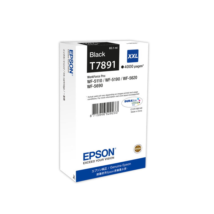 Epson T7891 XXL Cartouche d'encre noire Epson T7891 XXL Cartouche d'encre noire