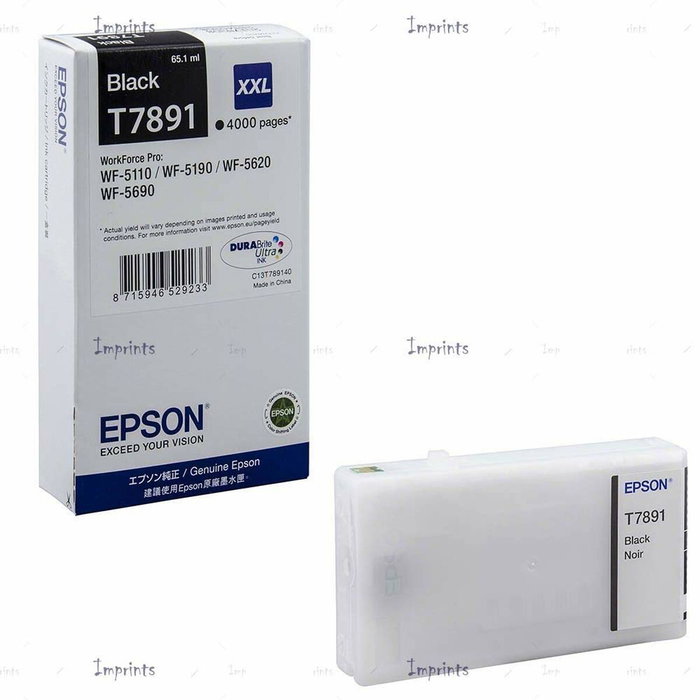 Epson T7891 XXL Cartouche d'encre noire Epson T7891 XXL Cartouche d'encre noire