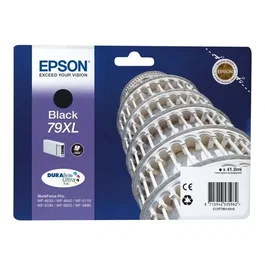 Epson Cartouche d'encre Noir 79 XL, Haute capacité 41.8 ml, Compatible WorkForce Pro WF-4630DWF, WF-4640DTWF, WF-5110DW, WF-5190DW, WF-5620DWF