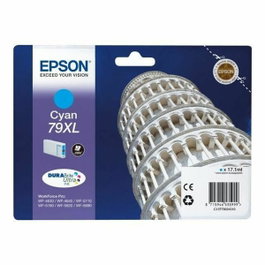 Epson Cartouche d'encre 79 XL Cyan - Tour de Pise (C13T79024010)