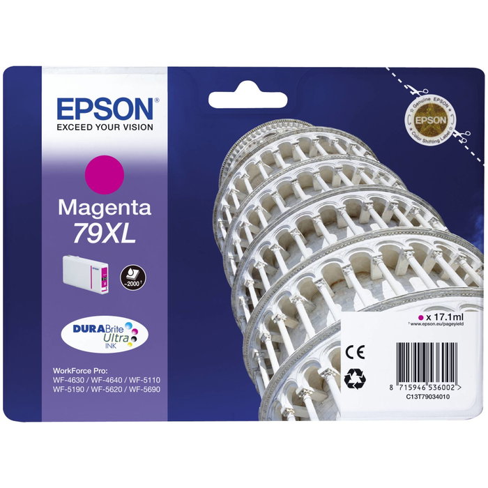 Epson Cartouche d'encre 79 XL Magenta DURABrite Ultra T7903