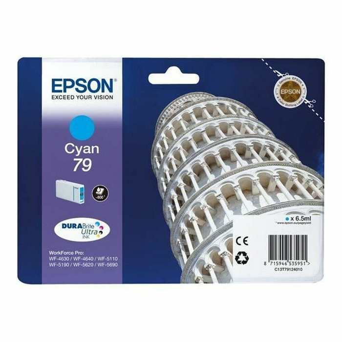 Epson Cartouche d'encre DURABrite Ultra 79 Cyan 6,5 ml Epson Cartouche d'encre DURABrite Ultra 79 Cyan 6,5 ml