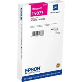 Epson T9073 Magenta XXL Cartouche d'encre pour imprimante WF-6XXX, 7000 pages