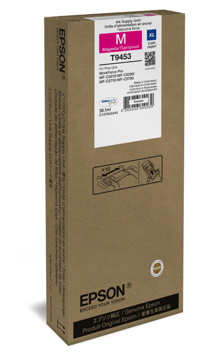 Epson T9453 Magenta XL Cartouche d'encre C13T945340