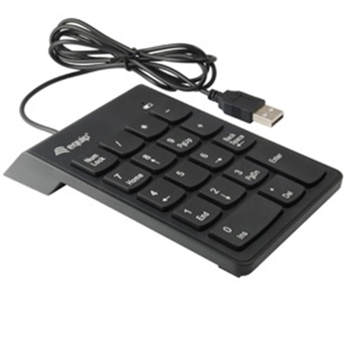 Equip 245205 Clavier Numérique USB tactile silencieux Plug-and-Play pour PC portable Equip 245205 Clavier Numérique USB tactile silencieux Plug-and-Play pour PC portable