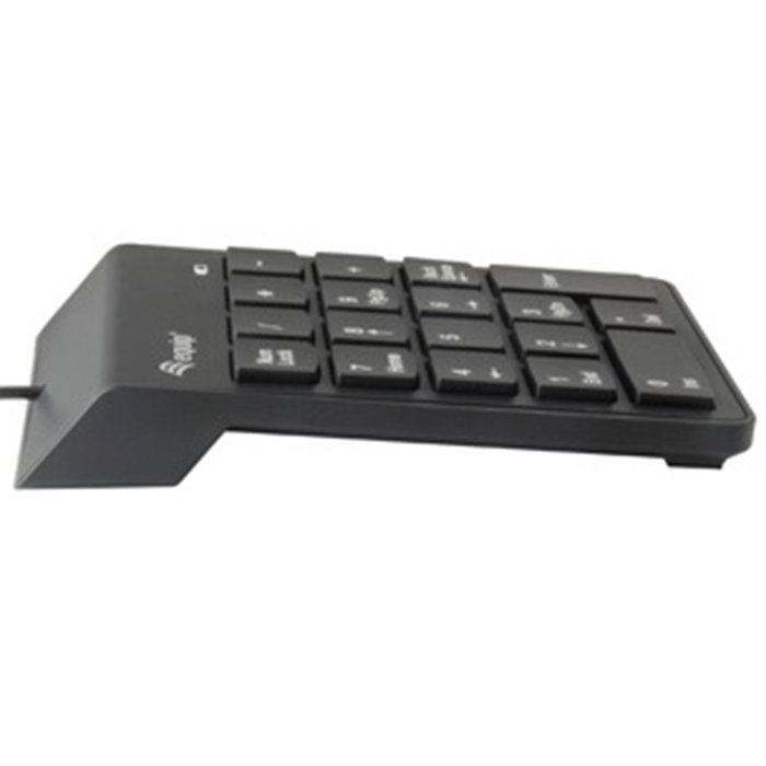 Equip 245205 Clavier Numérique USB tactile silencieux Plug-and-Play pour PC portable Equip 245205 Clavier Numérique USB tactile silencieux Plug-and-Play pour PC portable