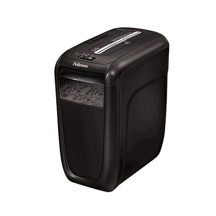 Fellowes 4606101 Destructrice de Papier 60Cs Coupe en Particules 4x40mm SafeSense 10 Feuilles P4 22L