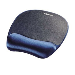 Fellowes Tapis de souris avec repose-poignet en mousse à mémoire de forme Bleu, 9172801