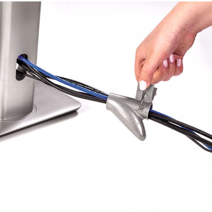 Organisateur de Câbles Fellowes CableZip Argenté 200 mm 2 mm Organisateur de Câbles Fellowes CableZip Argenté 200 mm 2 mm