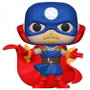 Funko Pop Marvel Infinity Warps Soldat Suprême Figurine Vinyle 9 cm