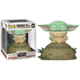 Funko Pop Deluxe Star Wars The Mandalorian The Child utilisant la Force (SFX) 58390