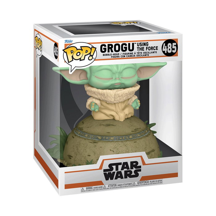 Funko Pop Deluxe Star Wars The Child Usant la Force - Figurine Vinyle 15 cm - Collection Le Mandalorien