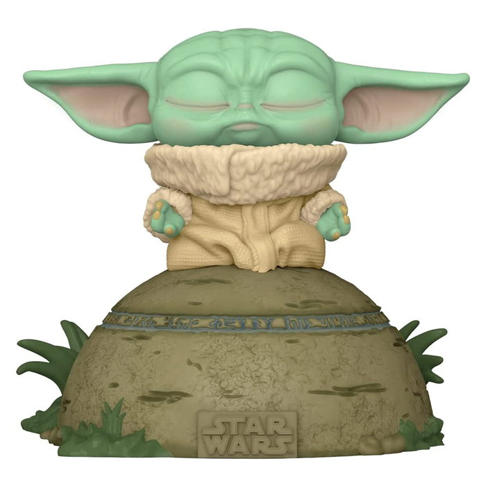 Funko Pop Deluxe Star Wars The Child Usant la Force - Figurine Vinyle 15 cm - Collection Le Mandalorien