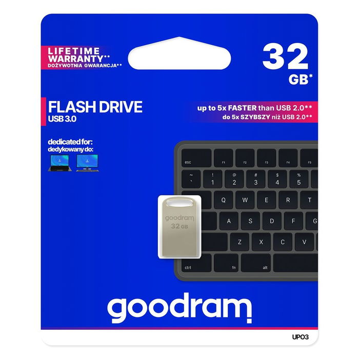 Clé USB GoodRam UPO3 Gris 32 GB