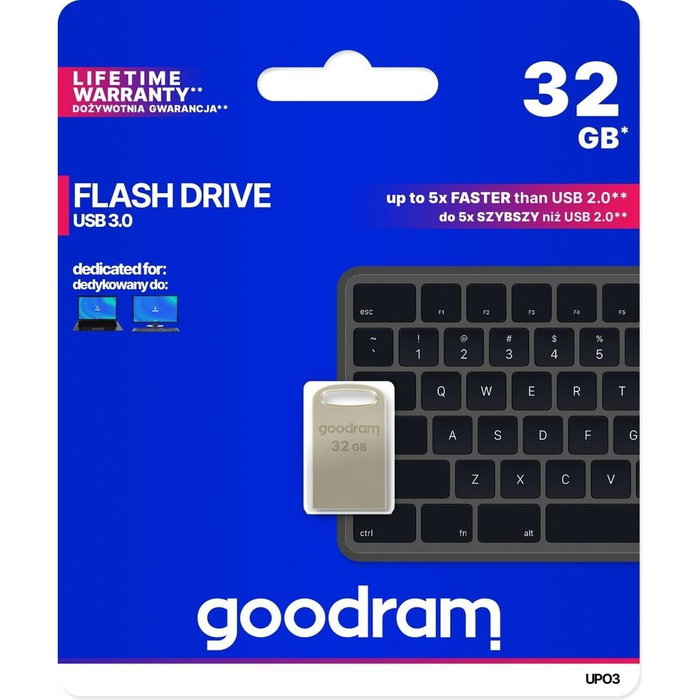 Clé USB GoodRam UPO3 Gris 32 GB