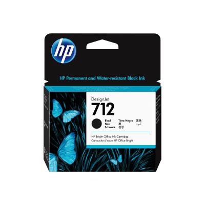 HP Cartouche d'encre DesignJet 712 Noir XL 80 ml