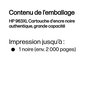 HP Cartouche d'encre Noire 963XL Haute capacité - 2000 pages environ pour imprimantes OfficeJet Pro série 9010, 9012, 9014, 9015, 9015e, 9016, 9019, 9020, 9022, 9023, 9025, 9025e