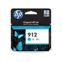 HP Cartouche d'encre Cyan originale 3YL77AE pour imprimantes HP OfficeJet 8010, OfficeJet Pro 8020