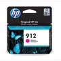 HP Cartouche d'encre magenta authentique 912 (3YL78AE) pour imprimante HP OfficeJet 8010/8020 et OfficeJet Pro 8020 séries - Compatible HP Instant Ink