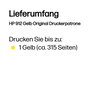 HP 912 Cartouche d'encre jaune 3YL79AE