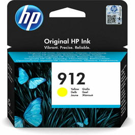 HP 912 Cartouche d'encre jaune authentique 3YL79AE pour HP OfficeJet 8010 et Pro 8020