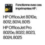 HP 912XL Cartouche d'encre jaune authentique - Grande capacité haut rendement - Compatible OfficeJet 8010e, 8012, 8014, 8015, OfficeJet Pro 8020, 8022, 8023, 8024, 8025