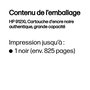 HP Cartouche d'encre noire 912XL grande capacité (~825 pages) pour OfficeJet 8010e/8012/8014/8015 et OfficeJet Pro 8020e/8022/8023/8024/8025