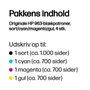 HP Pack de 4 cartouches d'encre 963 Noir, Cyan, Magenta, Jaune
