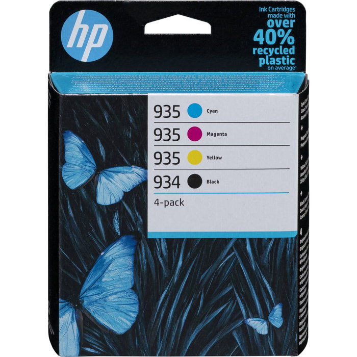 HP Multipack de 4 cartouches d'encre 934/935 (6ZC72AE) HP Multipack de 4 cartouches d'encre 934/935 (6ZC72AE)