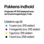HP 912 - Pack de 4 cartouches d'encre originale - Noir, Cyan, Magenta, Jaune