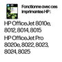 HP 912 - Pack de 4 cartouches d'encre originale - Noir, Cyan, Magenta, Jaune