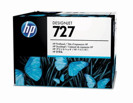 HP Tête d'impression 727 DesignJet B3P06A (6 couleurs) reconnue pour sa précision professionnelle
