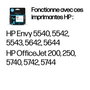 HP Cartouche d'encre 62 authentique Trio Couleurs (Cyan, Magenta, Jaune) pour imprimantes ENVY 5540-5644, OfficeJet 200-5744