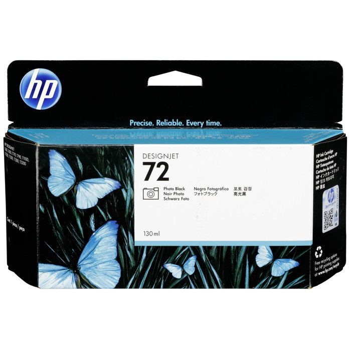 HP Cartouche d'encre 72 Noir photo 130ml C9370A