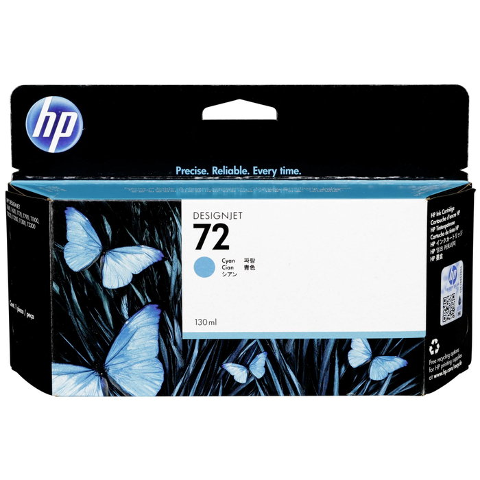 HP Cartouche d'encre 72 C9371A Cyan 130 ml