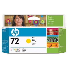 HP Cartouche d'encre 72 C9373A Jaune 130ml