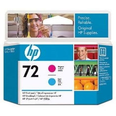 HP Tête d'impression 72 Cyan et Magenta C9383A