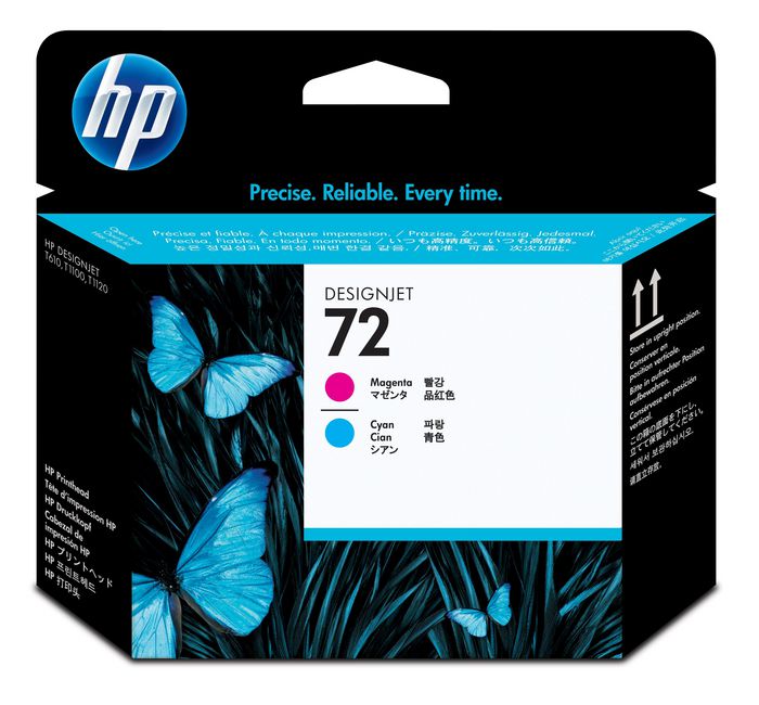 HP Tête d'impression 72 Cyan et Magenta C9383A HP Tête d'impression 72 Cyan et Magenta C9383A