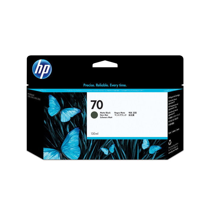HP Cartouche d'encre n°70 C9448A Noir mat Vivera