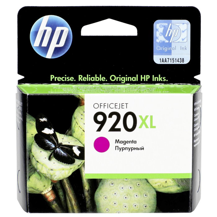 HP 920XL Magenta Cartouche d'encre Haute Capacité (CD973AE)