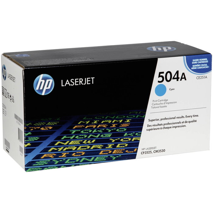 HP 504A LaserJet Cyan