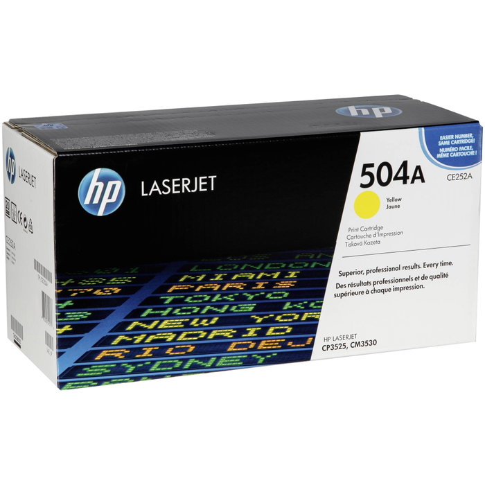 HP 504A Jaune (CE252A) HP 504A Jaune (CE252A)