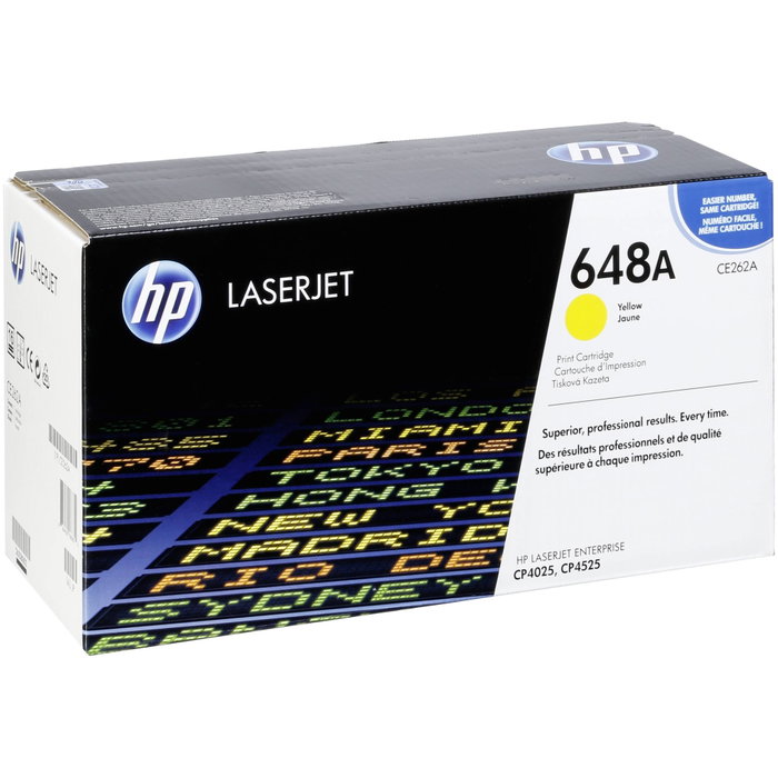 HP 648A Jaune (CE262A) HP 648A Jaune (CE262A)