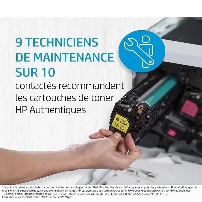 HP Cartouche de Toner Noir 305A (CE410A) pour Imprimantes LaserJet Pro 300, 400 M351a M451dn - Capacité 2200 pages