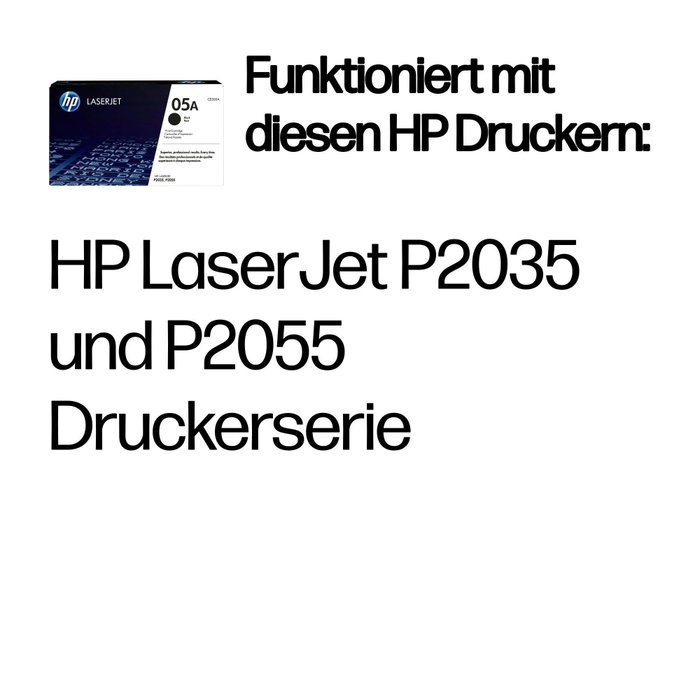 HP Cartouche de toner 05A CE505A noir HP Cartouche de toner 05A CE505A noir