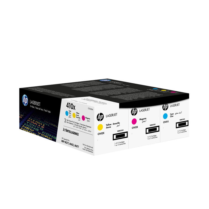 HP Toner 410X Multipack CF252XM (Cyan, Magenta, Jaune) HP Toner 410X Multipack CF252XM (Cyan, Magenta, Jaune)